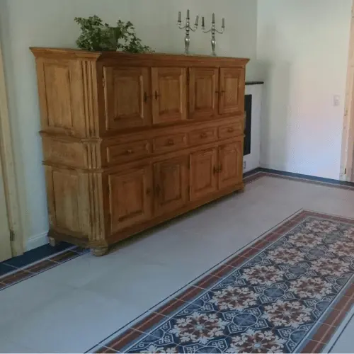 Behindertengereche Duschecke ohne hohen Einstieg